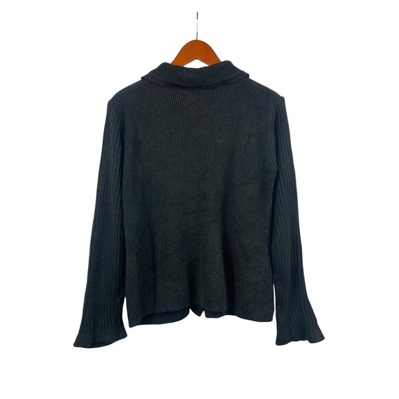 Women’s Vintage Ms. Doris Black Cardigan Sweater With Pockets Size S - Picture 2 of 5